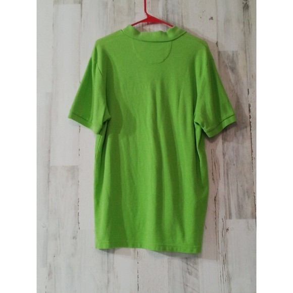Men's Chaps Polo Green Shirt Size Large - Picture 15 of 16
